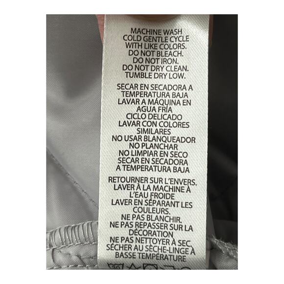 Coney Island skirt Quilted nylon miniskirt gray size 24 NEW - Picture 4 of 6